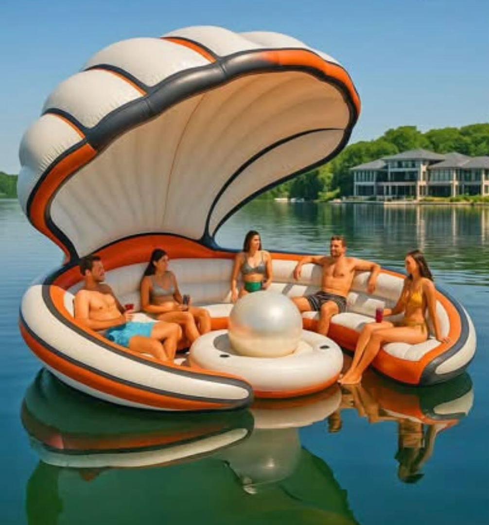 Inflatable hot tub with fridge and cooler - Model 5